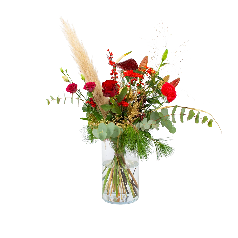 Boeket Winterse Pluim Klein 1 Boeket Winterse Pluim Klein