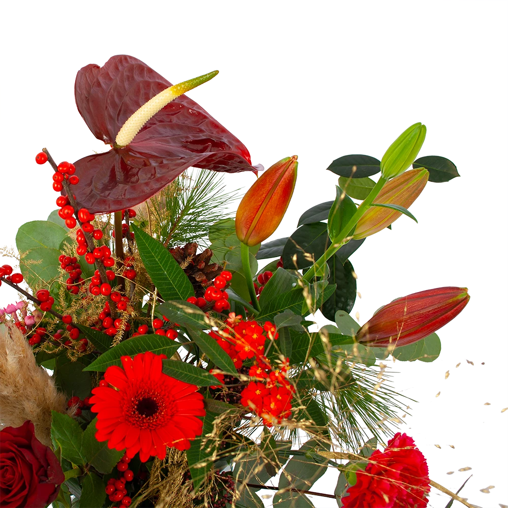 Boeket Winterse Pluim Klein 3 Boeket Winterse Pluim Klein - Afbeelding 3