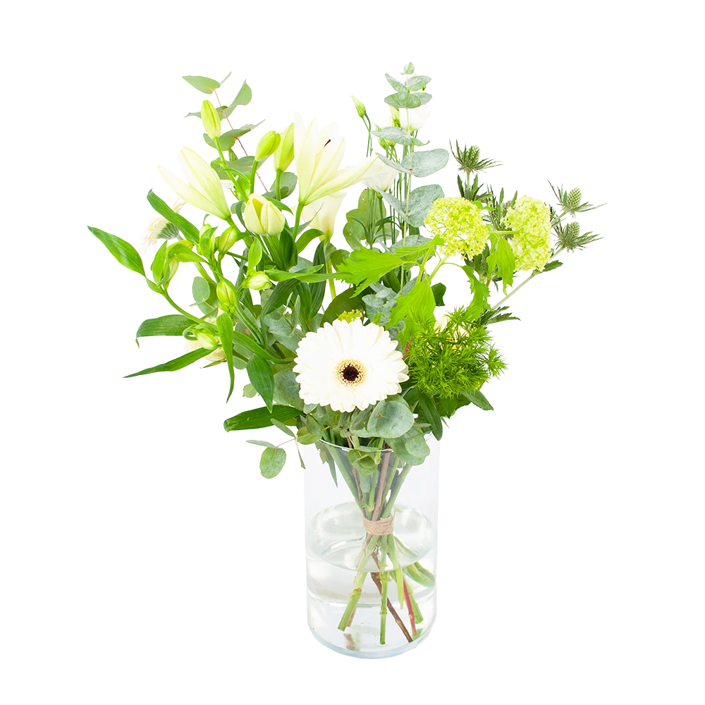 Boeket Wit Gebaar Klein 1 Boeket Wit Gebaar Klein