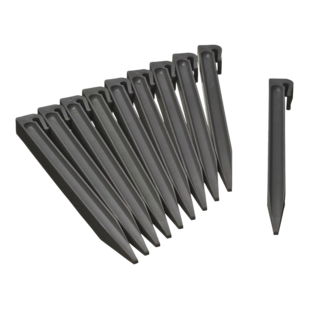 Borderrandpennen 26,7cm - 10 Stuks - Grijs - Nature 1 Borderrandpennen 26,7cm - 10 Stuks - Grijs - Nature