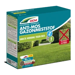 DCM Anti-mos Gazonmeststof - 3kg - Gazonmeststof