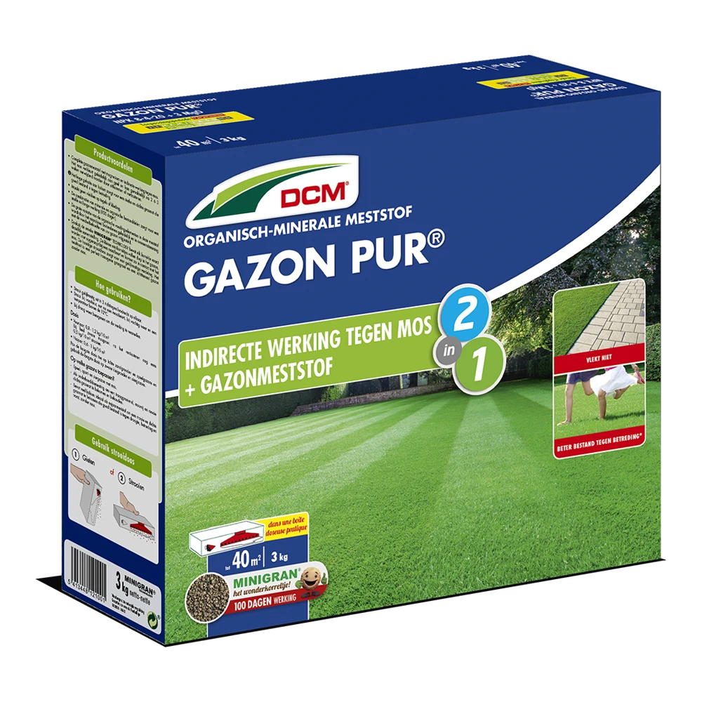 DCM Meststof Gazon Puru00ae - 3kg - Gazonmeststof 1 DCM Meststof Gazon Puru00ae - 3kg - Gazonmeststof