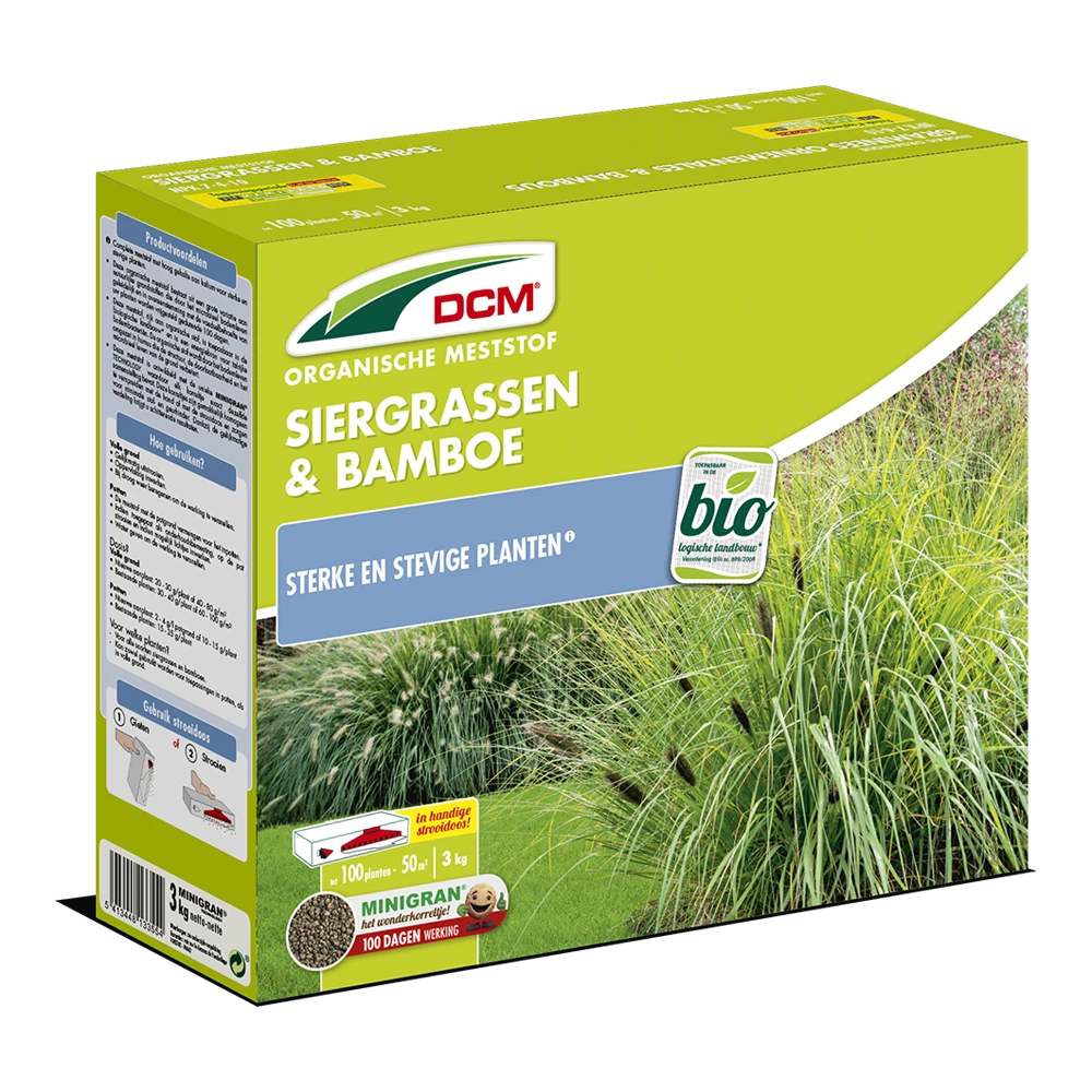 DCM Meststof Siergrassen & Bamboe - 3kg - Tuinplanten Voeding 1 DCM Meststof Siergrassen & Bamboe - 3kg - Tuinplanten Voeding