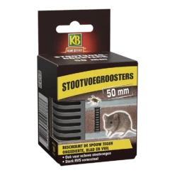 KB Stootvoegrooster RVS 50mm - 10 Stuks - Insecten En Ongedierte