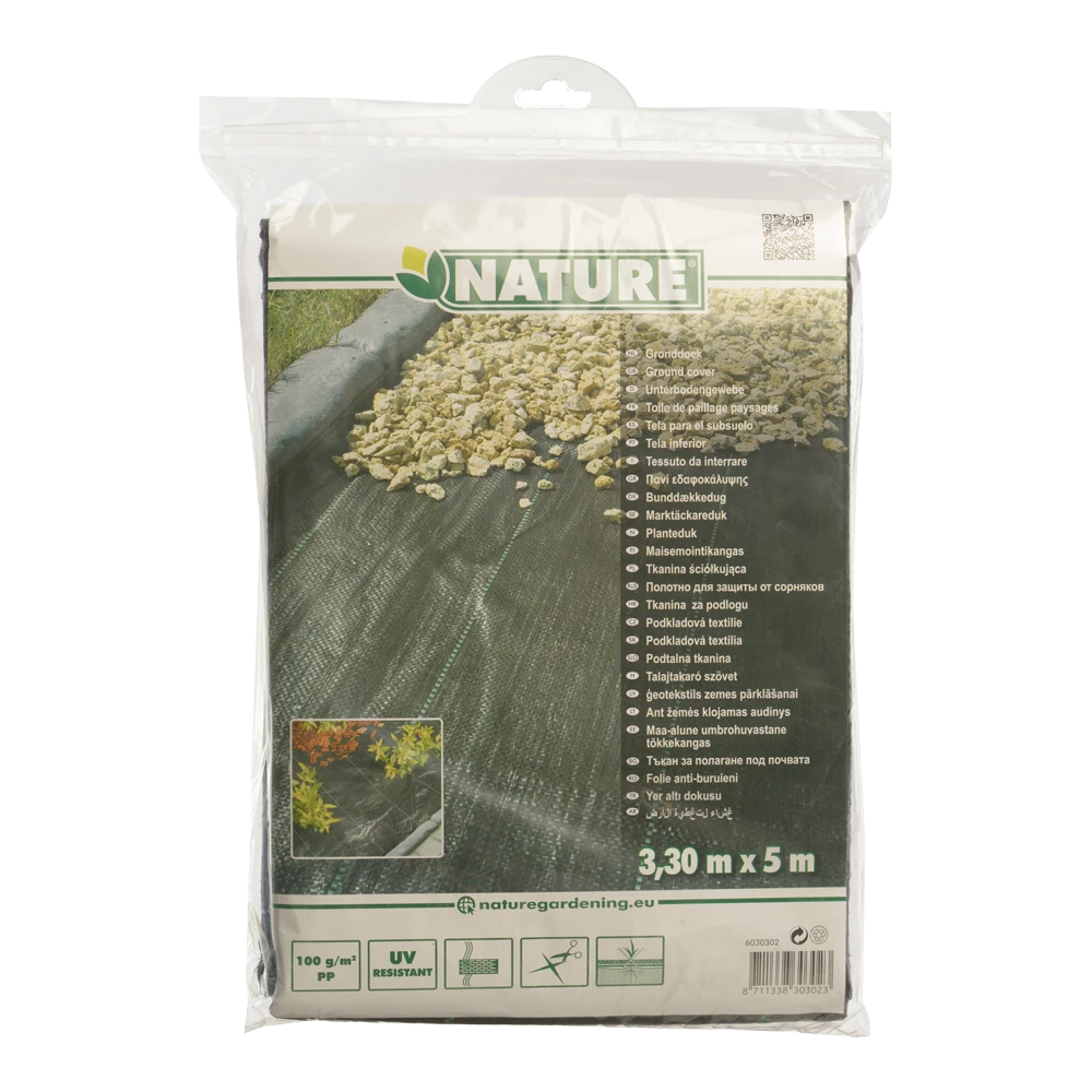 Nature - Gronddoek Zwart 3,30x5m 5 Nature - Gronddoek Zwart 3,30x5m - Afbeelding 5