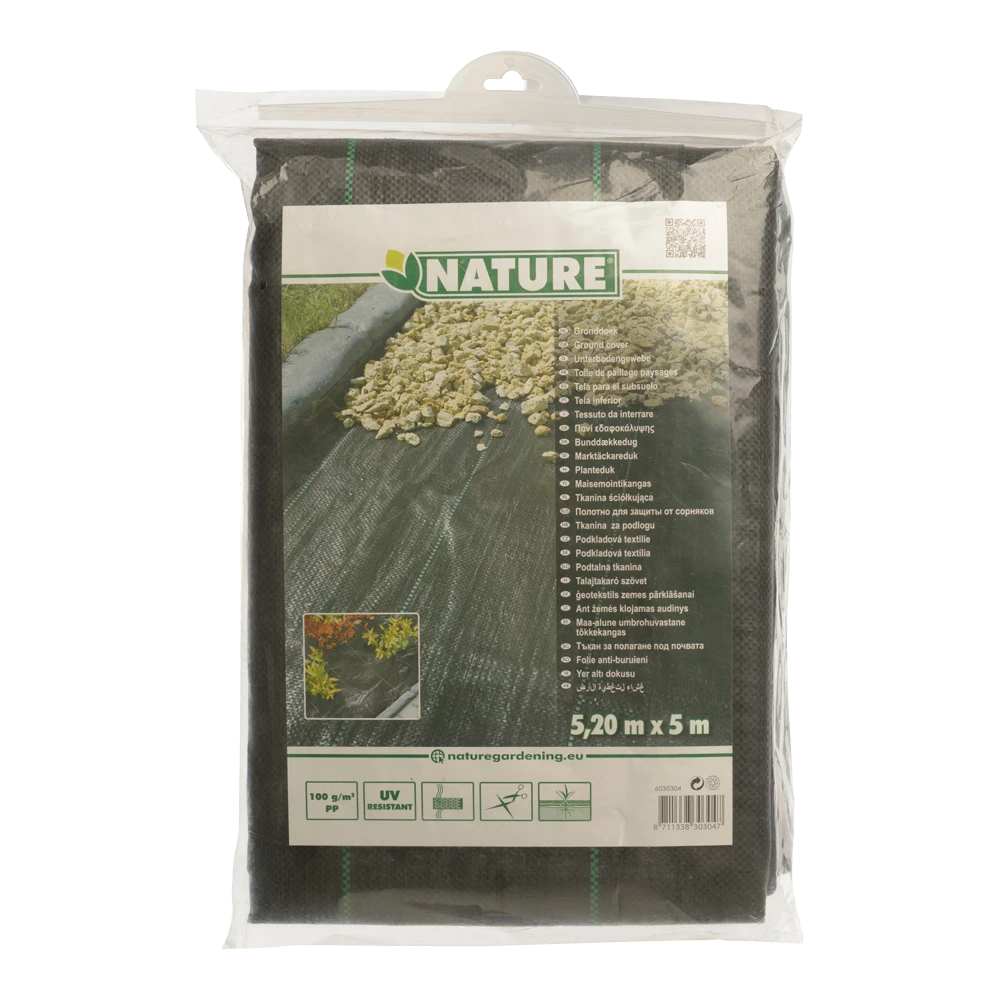 Nature - Gronddoek Zwart 5,20x5m 5 Nature - Gronddoek Zwart 5,20x5m - Afbeelding 5