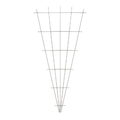 Nature - Metalen Klimrekv Geplastificeerd Groen H145x5/75cm