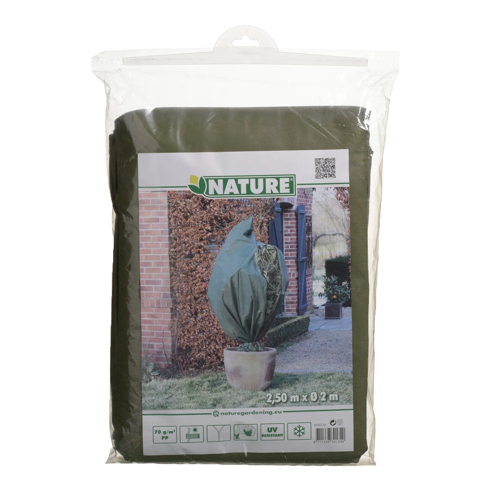 Nature Winterhoes Met Rits D250cm X H3m Groen 1 Nature Winterhoes Met Rits D250cm X H3m Groen