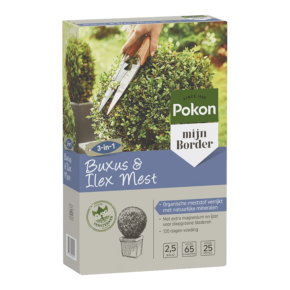 Pokon Buxus & Ilex Mest 2,5kg - Tuinplanten Voeding 1 Pokon Buxus & Ilex Mest 2,5kg - Tuinplanten Voeding