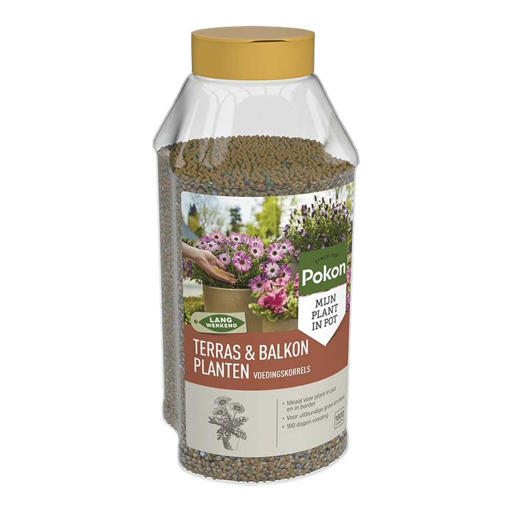 Pokon Terras & Balkon Planten Voedingskorrels 1800g - Tuinplanten Voeding 1 Pokon Terras & Balkon Planten Voedingskorrels 1800g - Tuinplanten Voeding