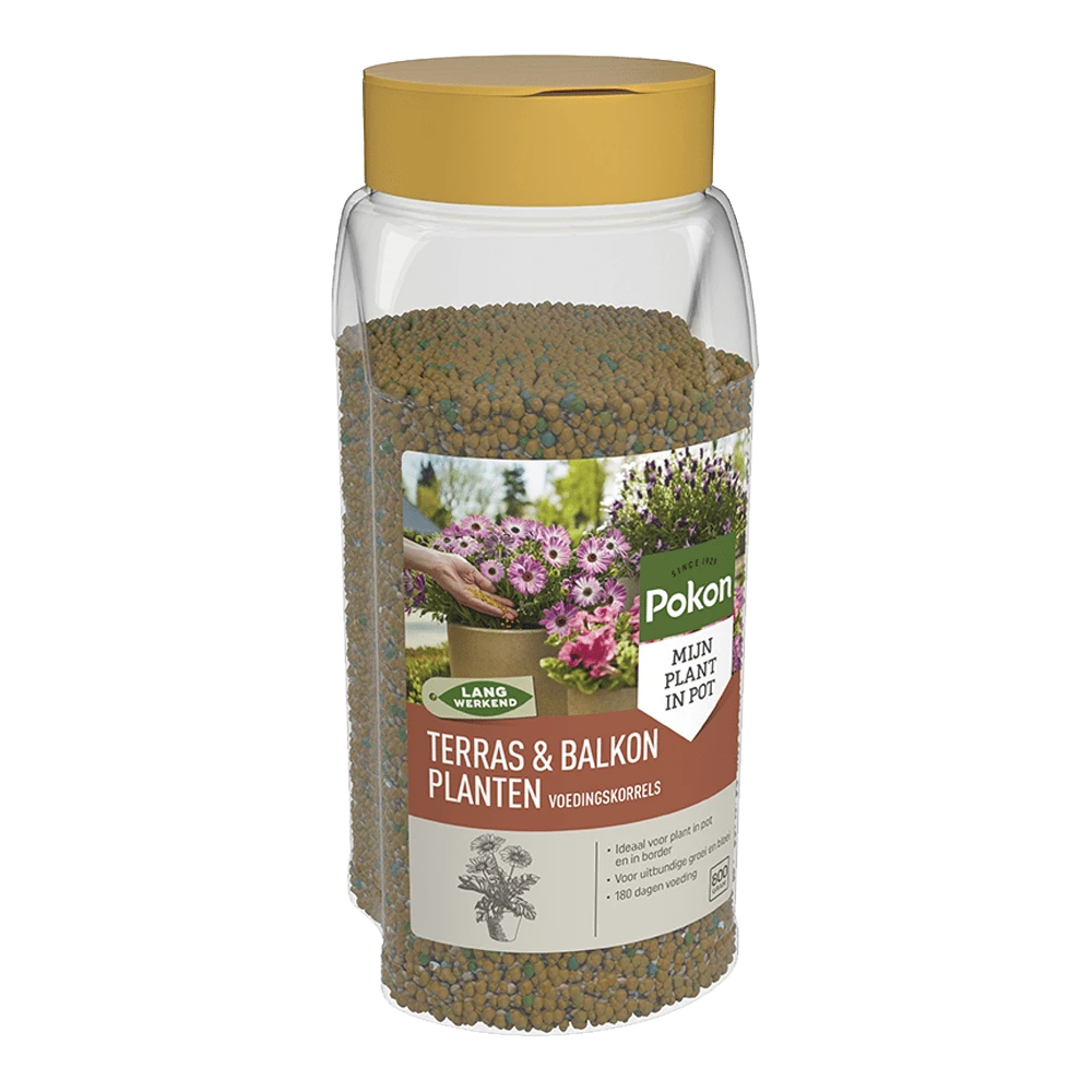 Pokon Terras & Balkon Planten Voedingskorrels 800g - Tuinplanten Voeding 1 Pokon Terras & Balkon Planten Voedingskorrels 800g - Tuinplanten Voeding