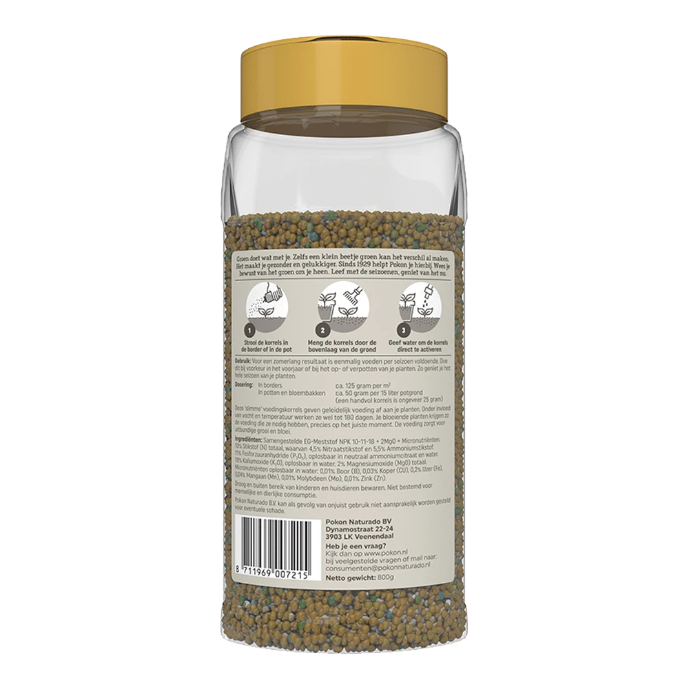 Pokon Terras & Balkon Planten Voedingskorrels 800g - Tuinplanten Voeding 2 Pokon Terras & Balkon Planten Voedingskorrels 800g - Tuinplanten Voeding - Afbeelding 2