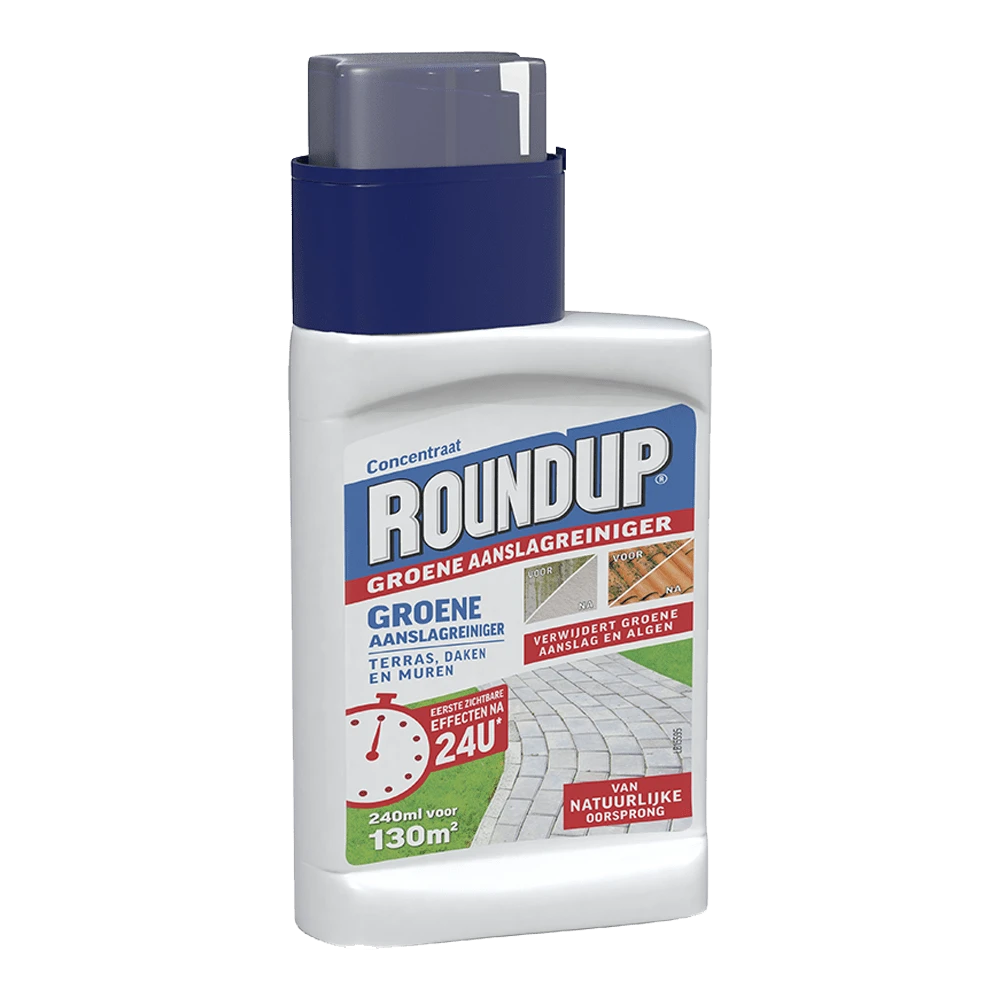ROUNDUPu00ae Groene Aanslagreiniger Concentraat 240ml - Onkruid En Aanslag 1 ROUNDUPu00ae Groene Aanslagreiniger Concentraat 240ml - Onkruid En Aanslag